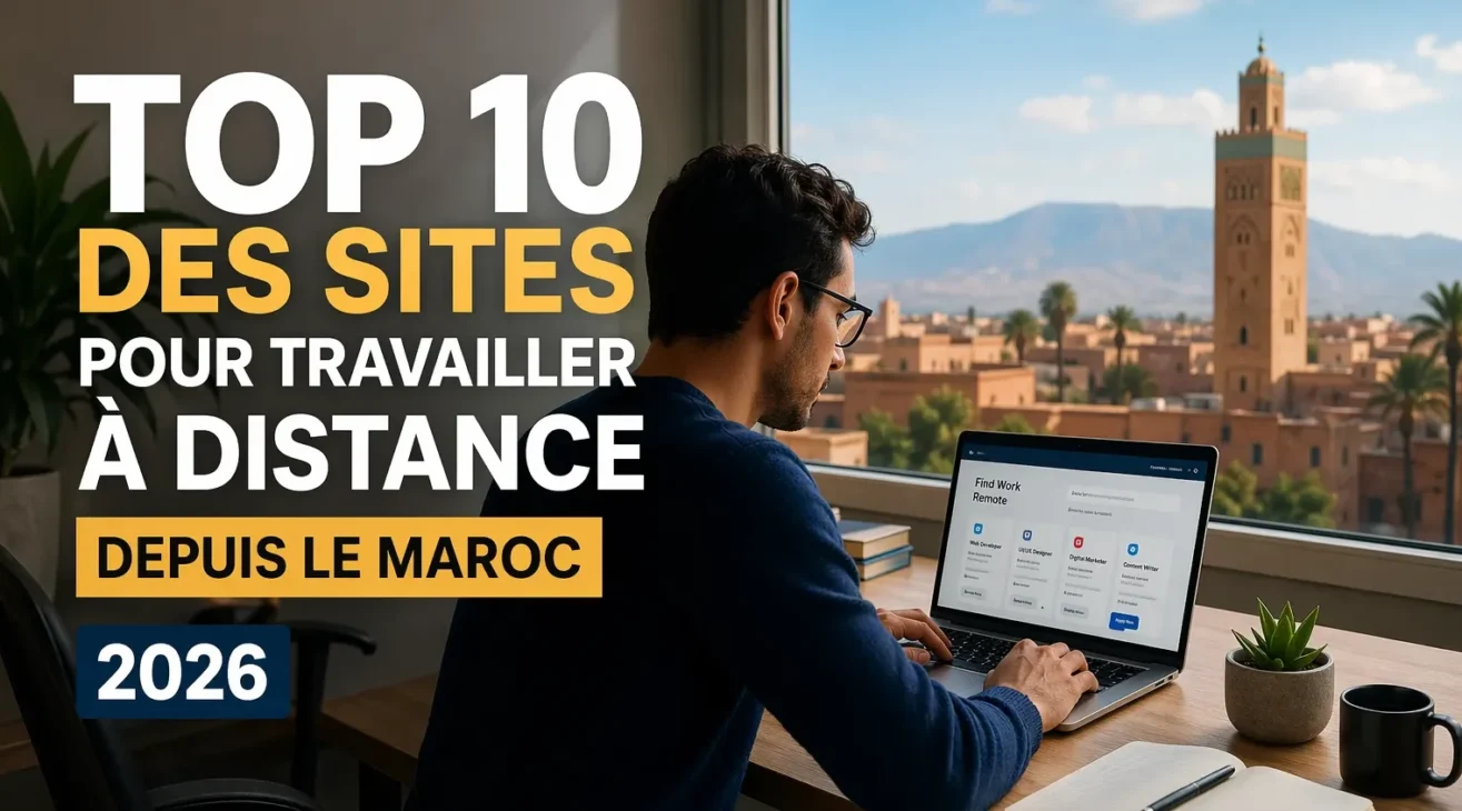 Top 10 des sites pour travailler à distance depuis le Maroc en 2026