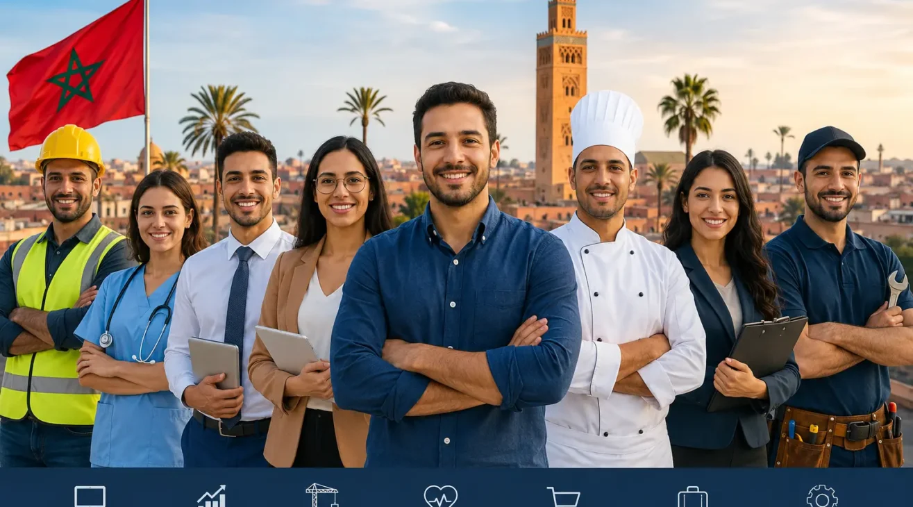 Les métiers les plus recherchés au Maroc en 2026 : secteurs, salaires et perspectives