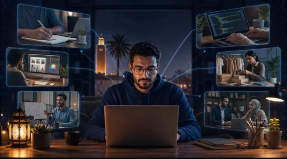 Professionnel marocain développant plusieurs activités sérieuses sur internet