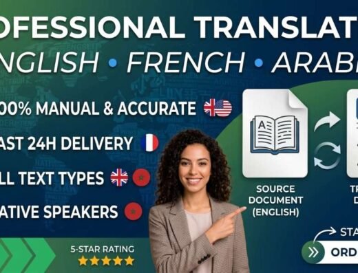 Professional Translation Between English, French, and Arabic<div class="listing-provider-name">Marwa Ajarniji</div>
