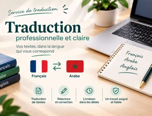 Traduction du français vers l’arabe<div class="listing-provider-name">Maryam Mourtafiaa</div>