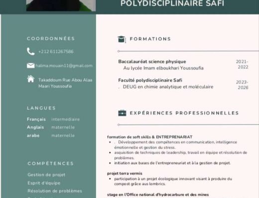 Soutien scolaire et cours d’appui en Chimie et Sciences<div class="listing-provider-name">Halima Mouain</div>