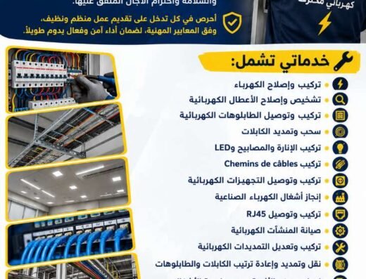 مصطفى مجدي – كهربائي محترف<div class="listing-provider-name">Mustapha Majdi</div>